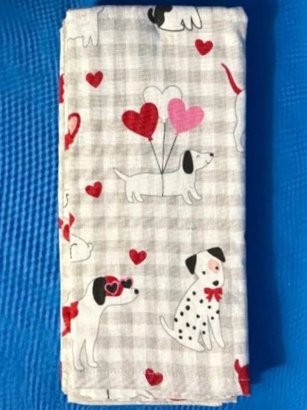 3 PACK DOGS TOWEL SET W/ FRENCHIES DACHSHUNDS CORGIS BEAGLES TERRIERS DALMATIONS